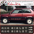 Kit adesivi FIAT Panda 4x4 Sisley colore Avorio - By Colorkit - 001654