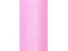 Rotolo Tulle ROSA glitterato alto 15 CM X 9 METRI