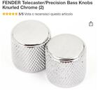 FENDER Telecaster/Precision Bass KnobsKnurled Chrome