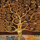 Quadro GUSTAV KLIMT Albero della Vita Stampa Mdf Tela Swarovski Arredo Casa