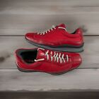 Prada sneakers donna n.37 scarpe pelle/nylon rosse