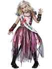 Zombie Prom Queen Horror Ghoul Halloween Child Girls Costume XL