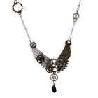 Costume Jewelry Steampunk Chain Necklace Steampunk Clock Gears