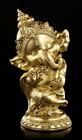 Ganesha Figura che Balla - Oro - Indiano Divinità Felicità Regalo Decorazione