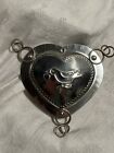 Vintage Bird In Heart Metal Candy Chocolate Mold