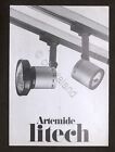 Design illuminazione faretti - Brochure Artemide Litech - anni  80