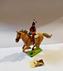 Soldatino toy soldier Britains LTD Indiano a cavallo plastica scala 1:32