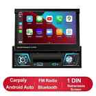 1 din autoradio Android Carplay Auto universale 7 "IPS, Schermo Retrattile