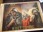 1943 - 1944 : 8 Settembre. Manifesto Propaganda Fascista