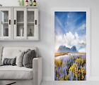 3D Blue Lupine I8912 Door Wall Stickers Wall Murals Wall Print Deco Erin 2023