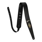 Gibson The Split Diamond Leather Guitar Strap (Black)