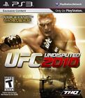 UFC UNDISPUTED 2010 PS3 OTTIME CONDIZIONI GIOCO ITA COPERTINA ENG