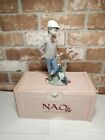 Nao By Lladro Figurine No 0380. Affectionate Pup. Boy with Dog In Original Box