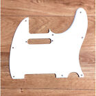 Pickguard 1ply Blanc 8 vis pour Telecaster