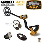 CERCAMETALLI GARRETT ACE 300i METAL DETECTOR+CUFFIE per ORO BRONZO RAME ARGENTO