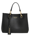 Emporio Armani borsa a mano donna EW000361AF12103MC032 nero Black media tote