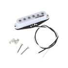 Wilkinson White Vintage Tone Alnico 5 Single Coil Bridge Pickup For Strat Guitar