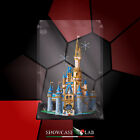 TECA IN PLEXIGLASS ACRILICO-SHOWCASE-PER SET LEGO 43222-CASTELLO DISNEY-NEW 2023