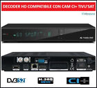 Ricevitore Satellitare Tvsat Decoder Tivusat HD Compatibile Con Cam CI Tv Sat