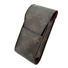 Louis-Vuitton Monogram Etui cigarette Case Brown M63024 Auth/0189