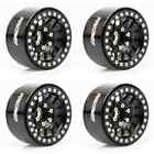 4pcs Aluminum 1.9in Beadlock Wheel Rim 1/10 RC Crawler Car SCX10 RR10 TRX4 TRX6