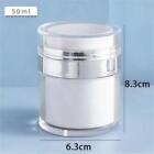 Airless Pump Cosmetic Jar Travel Vacuum Empty Cream Bottle Refillable Container