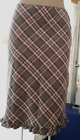 GONNA " SISLEY " DISEGNO TARTAN GRIGIO/NERO/ROSA FODERATA (s1) T. S/M