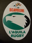 ADESIVO STICKER RUGBY SCAVOLINI L AQUILA RUGBY LR