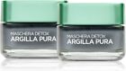 2X50ML- L OREAL PARIS MASCHERA DETOX ARGILLA PURA