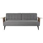 DIVANO LETTO VINTAGE GRIGIO  FRANCESE DESIGN LIVING MODERNO cm 203 x 87 H 81