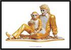 Jeff Koons Poster Kunstdruck im Rahmen Michael Jackson and Bubbles 70x100cm Neu