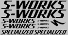 ADESIVI S-WORKS SPECIALIZED decals sticker bici set 10 adesivi