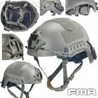 Elmetto Helmet FMA BALLISTIC HIGH CUT XP + Slitte Spugne Militare Softair GREEN