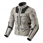 Giacca moto touring Rev it Revit Offtrack camo sabbia nero sand black jacket