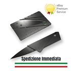 COLTELLO COLTELLINO TATTICO PIEGHEVOLE A FORMA DI SCHEDA TASCABILE CARDSHARP