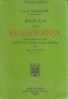 L. Castiglioni - MANUALE DELLA BENEFICENZA [Manuali Hoepli, 1901] 1^ ED. RARO