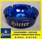 BIRRA SIRTER - PORTACENERE IN VETRO - GADGET PUBBLICITARIO VINTAGE