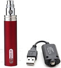 Ego II 2200Mah E-Cigarette Indicatore LED a 3 Colori Batteria E Cavo USB (Rosso)