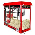 Macchina Per Popcorn Professionale Rossa - Vetrina Espositiva Riscaldata 1700W