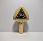 Vintage Blatz Keg Advertising Beer Tap Handle Brass 50s Milwaukee Wisconsin Knob