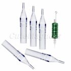 50Pcs Disposable Tattoo Nozzle Tips Needle Tube Flat Round Diamond Tips 20 Model