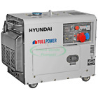 Generatore di corrente diesel Hyundai 6KW 456CC silenziato FULL POWER monofase