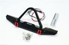 GPM TRAXXAS TRX-4 & Axial SCX10II Aluminium Bumper mit LED-Beleuchtung vorn schw