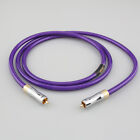 OCC 75 Ohms HiFi Coaxial Audio Cable Sliver Plated Digital Coaxial Cable For DAC