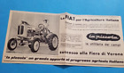 PUBBLICITA   1959   TRATTRICE TRATTORE AGRICOLO FIAT LA PICCOLA DIESEL CONTADINA