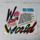 MICHAEL JACKSON USA For Africa We Are The World 45 Giri Disco Vinile Vintage