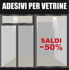 vetrofanie vetrofania vetrine wall stickers saldi fuori tutto prezzi sales a0584