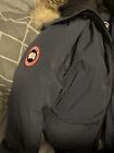 Canada Goose navy bomber jacket men