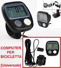 Computer per bicicletta contachilometri ciclo tachimetro bici sport ciclismo PC