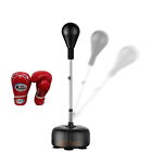 PUNCHING BALL REGOLABILE X ADULTO GUANTONI INCLUSI SACCO BOXE DA TERRA CON BASE